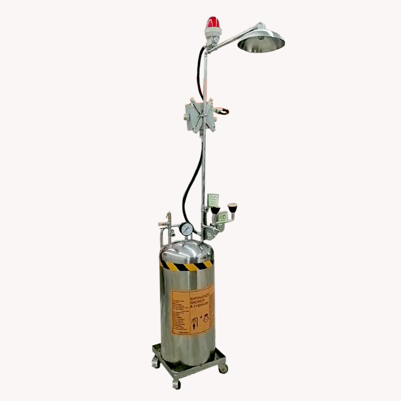 便攜式移動(dòng)推車洗眼器(定制型) 便攜式移動(dòng)推車洗眼器(定制型)